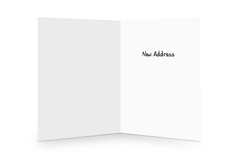 Stonehouse Collection | Funny New Address Card Pack | 16 Interior Cards and Envelopes (Standard) - Image 1